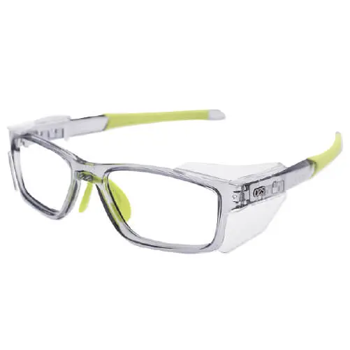Ozs Warrior 202 Safety Frame Transparent Grey/Green S54 1