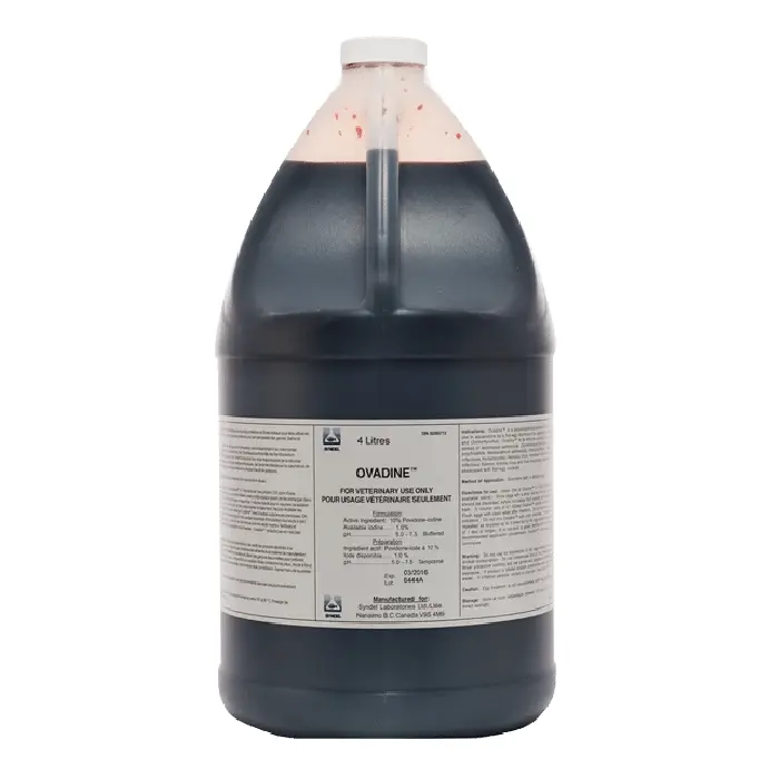 Ovadine Disinfectant, Case Of 4 X 1 Gallon 1