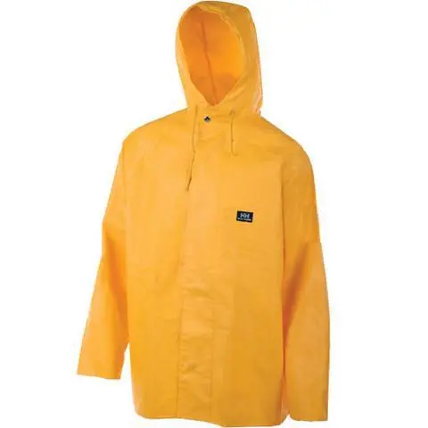 Helly Hansen Heavy-Weight Pvc - Hooded Jacket, Yellow. X-Large 1