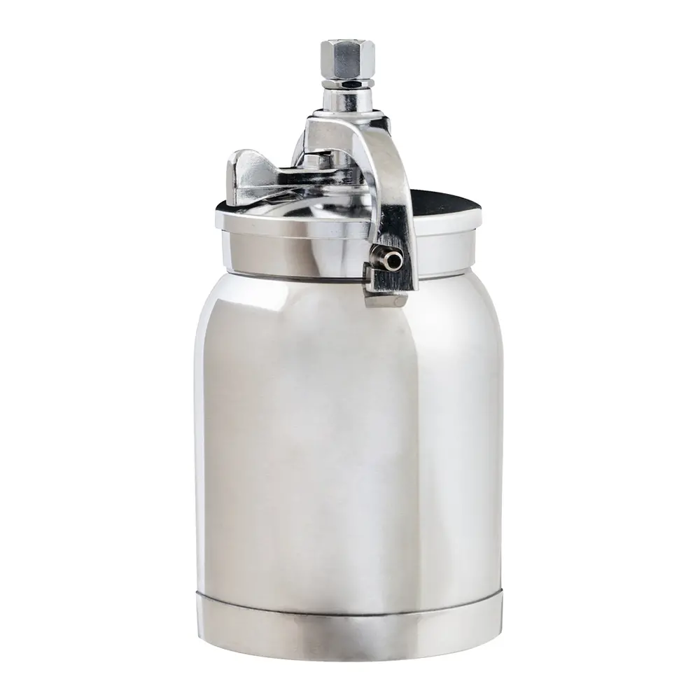 2Spray Spray Gun Suction Pot 1L Aluminium 1/4 Fitting Siphon Cup 1