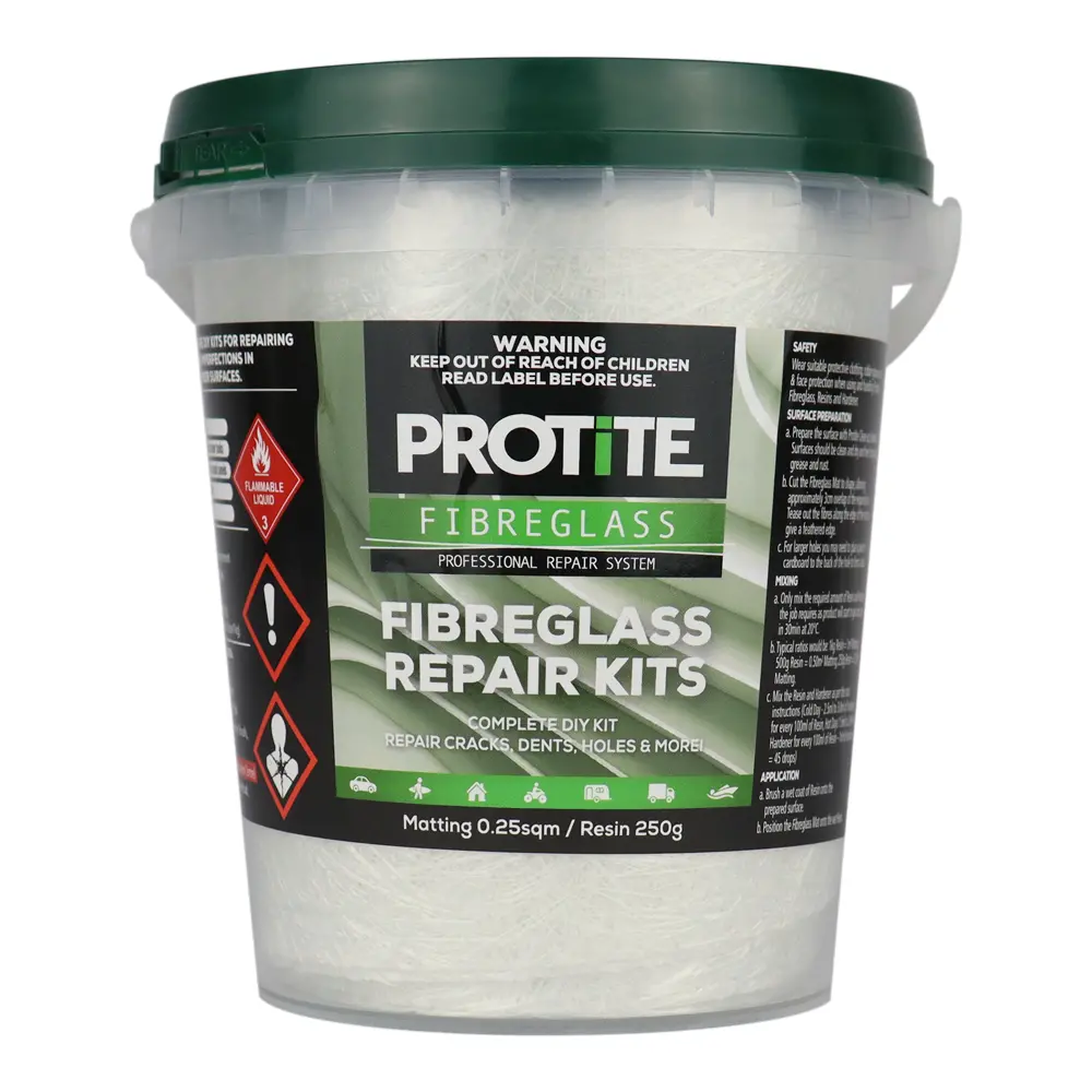 Protite Fibreglass Repair 250Ml Kit Complete Diy System 1