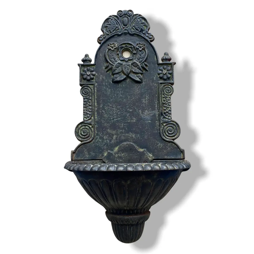 Cast Iron Wall Mounted Water Feature - Sold 2