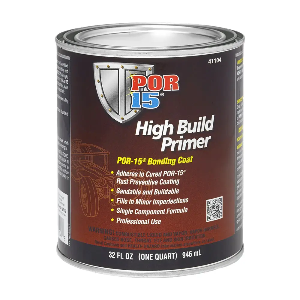 Por15 41104 High Build Primer 946Ml Grey 1K Sandable Sealer 1