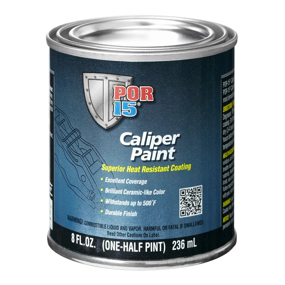 Por15 Brake Caliper Paint 236Ml Red Clean Prep & Paint Brakes 1