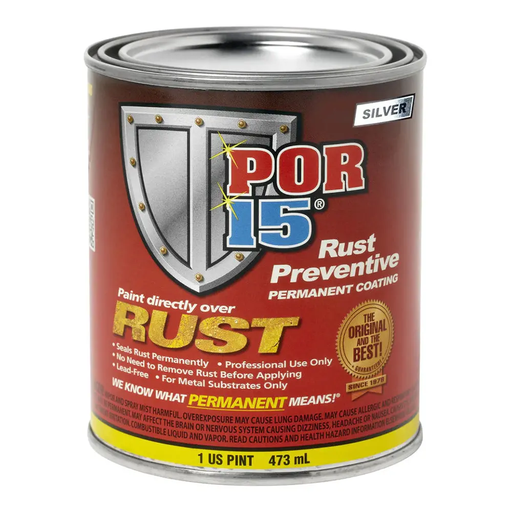 Por15 Rust Preventive Coating 473Ml Silver Permanent Coating Paint 1