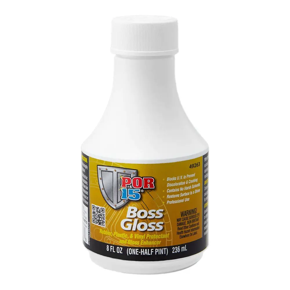 Por15 Boss Gloss 236Ml Clean & Protect Plastic Rubber Vinyl Protectant 1