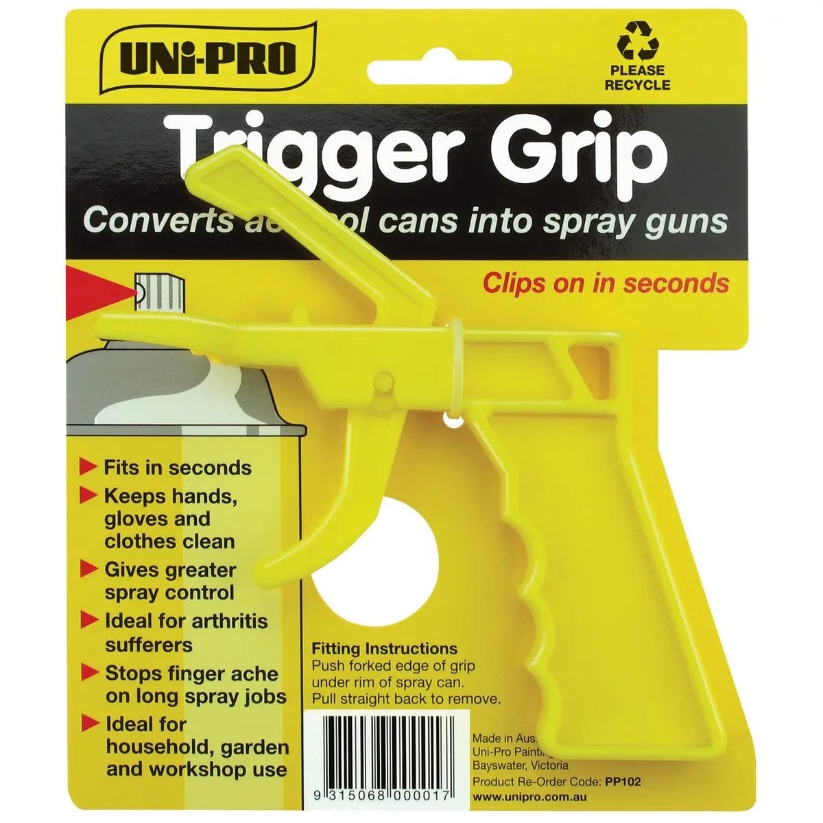 Uni-Pro Spray Can Trigger Grip 1