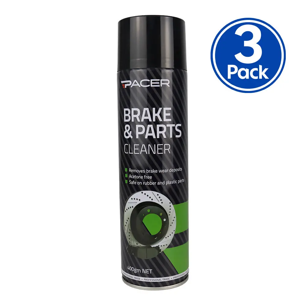 Pacer Brake & Parts Cleaner 400Gm Fast Drying Degreaser Automotive X3 1