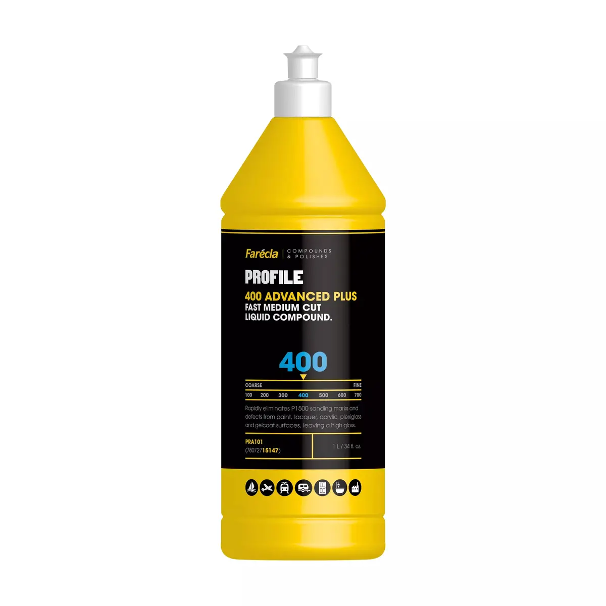 Farecla Profile 400 Advanced Plus Liquid Compound P1500 Scratch Remover 1