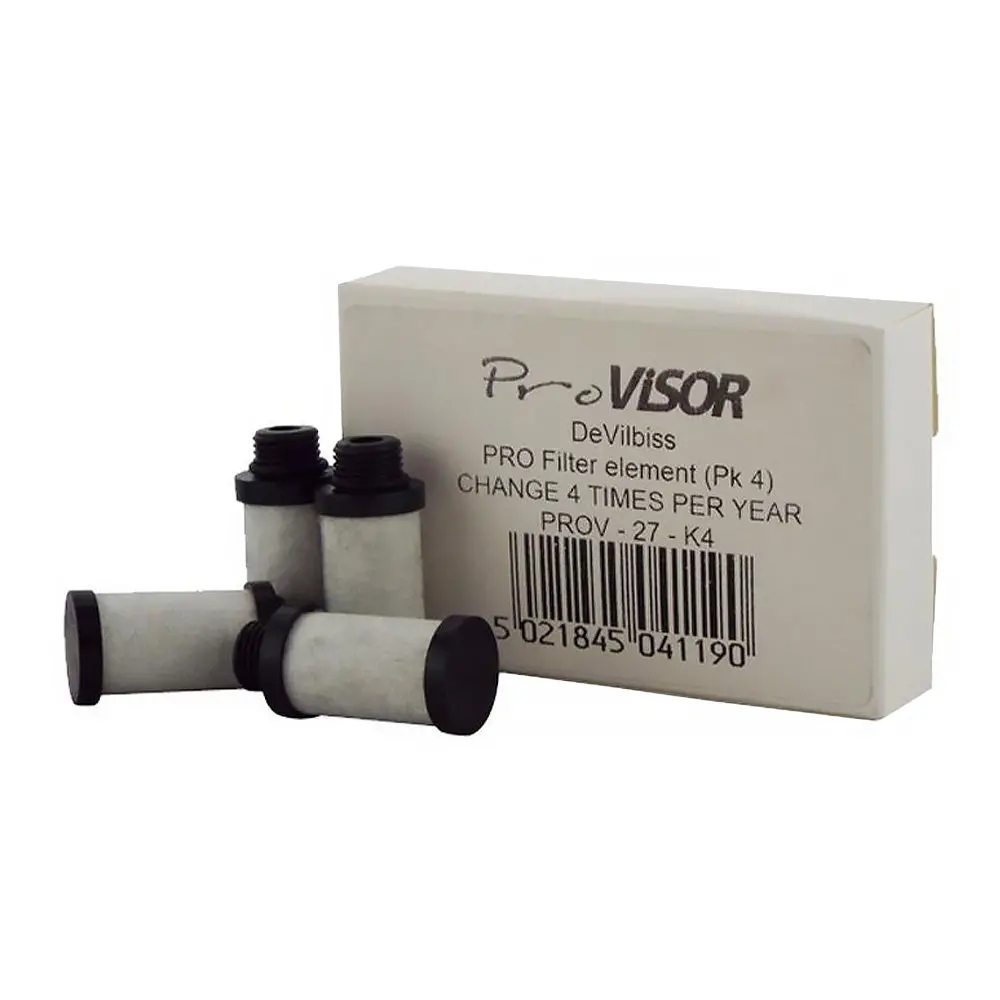 Devilbiss Pro Visor Filter Element 4 Pack Prov-27-K4 1