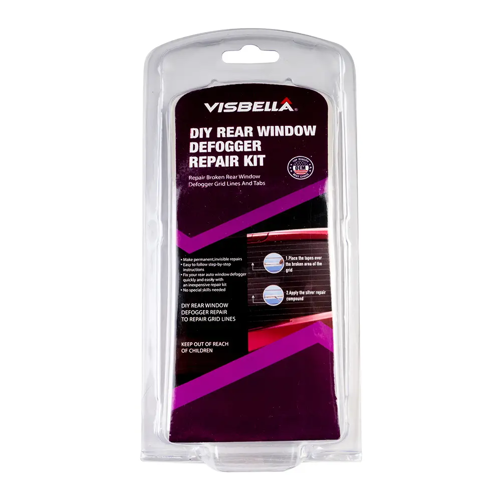Visbella Complete Rear Window Defogger Diy Repair Kit Auto Car Windscreen Fix 1