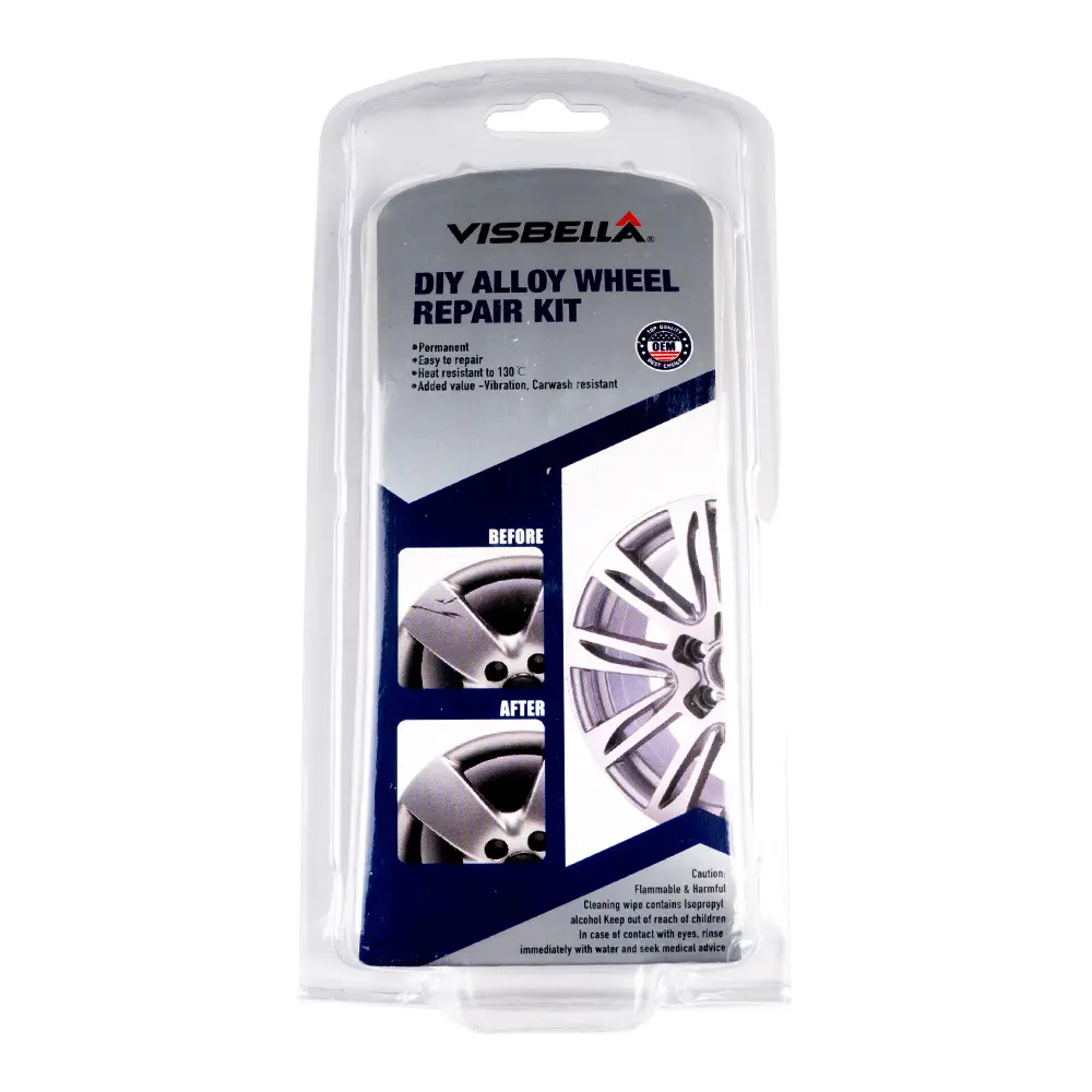 Visbella Diy Alloy Wheel Repair Kit Auto Rim Car Curb Rash Scratch 1