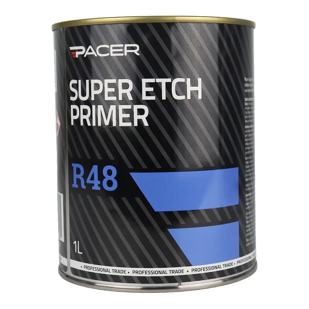 Pacer R48 Super Etch Grey Primer 1L Grey Anti-Corrosion Automotive Primer 1