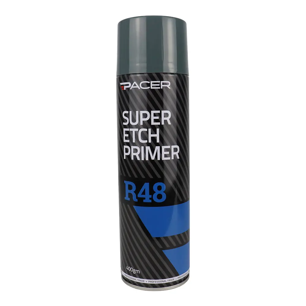 Pacer R48 Super Etch Primer Grey 400Gm Aerosol Metal Surface Adhesion 1