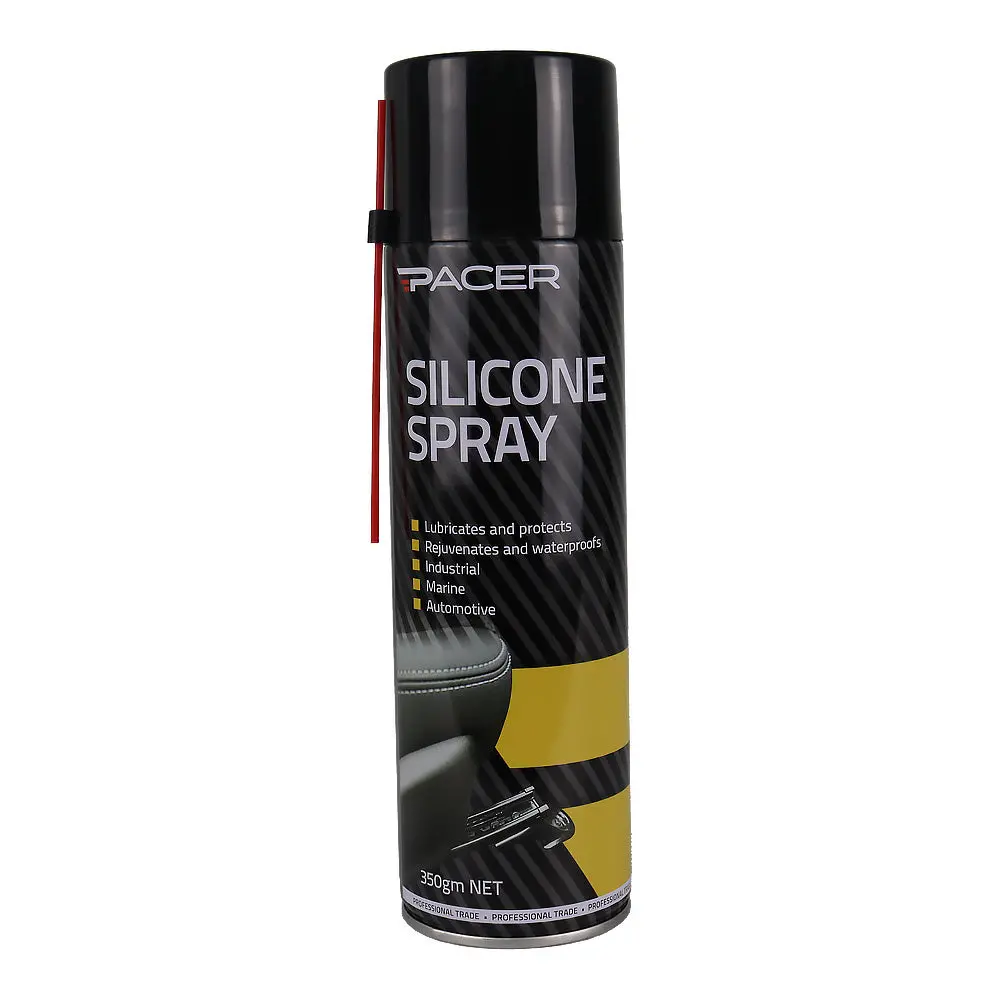 Pacer Silicone Spray 350Gm Lubricant Protective Coating 1