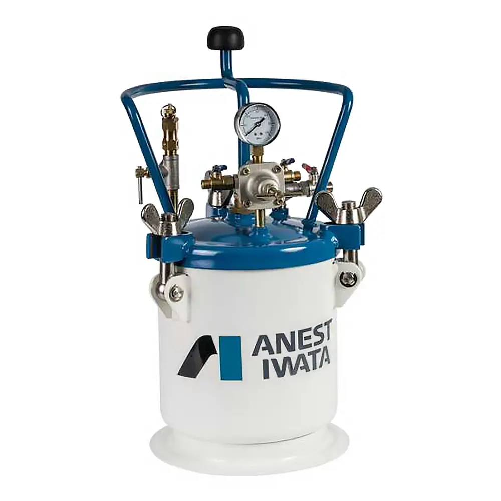 Anest Iwata Manual Agitation 10L Pressure Pot Solvent & Waterborne Paint 1