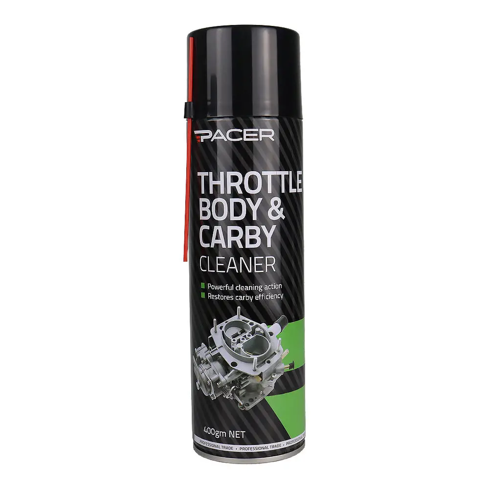 Pacer Throttle Body & Carby Cleaner 400Gm Fuel System Spray Degreaser 1