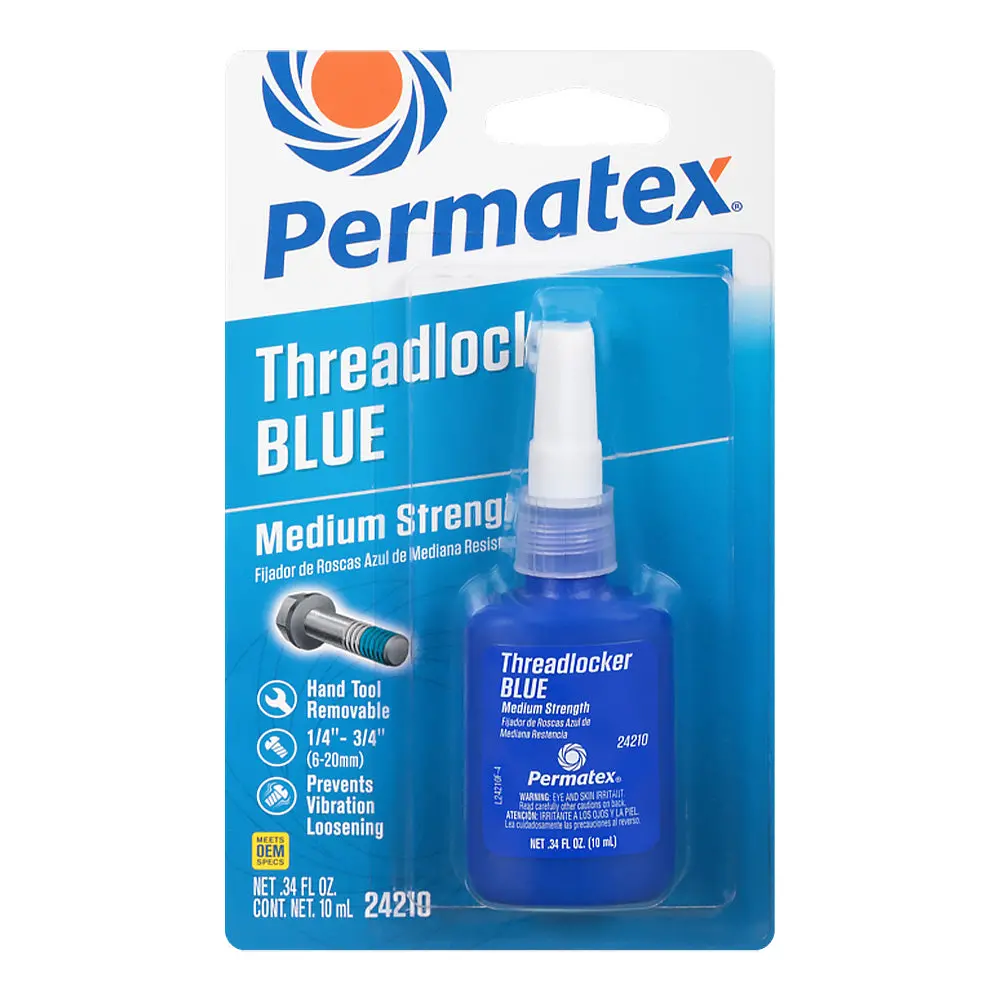 Permatex Medium Strength Threadlocker Blue 10Ml Px24210 1