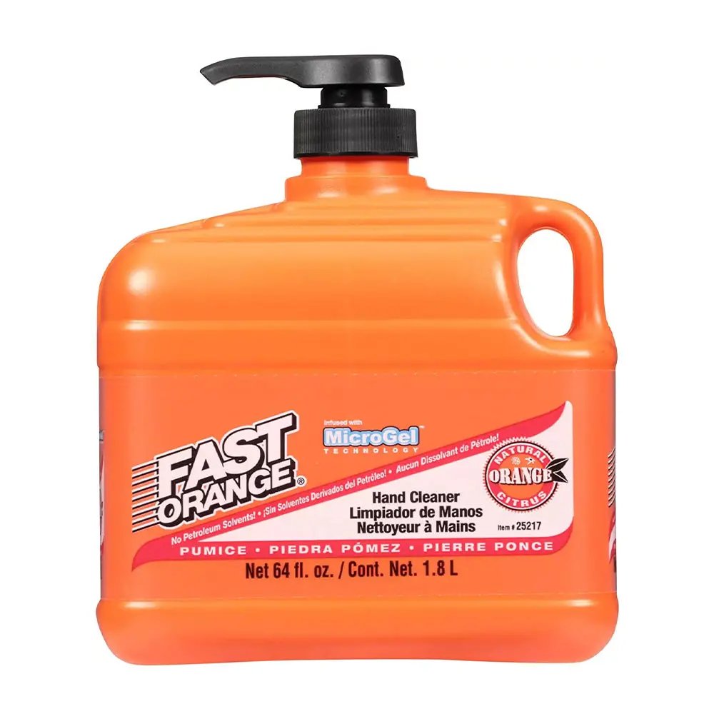 Permatex Fast Orange Hand Cleaner Smooth Lotion 1.8L Pump Bottle 1