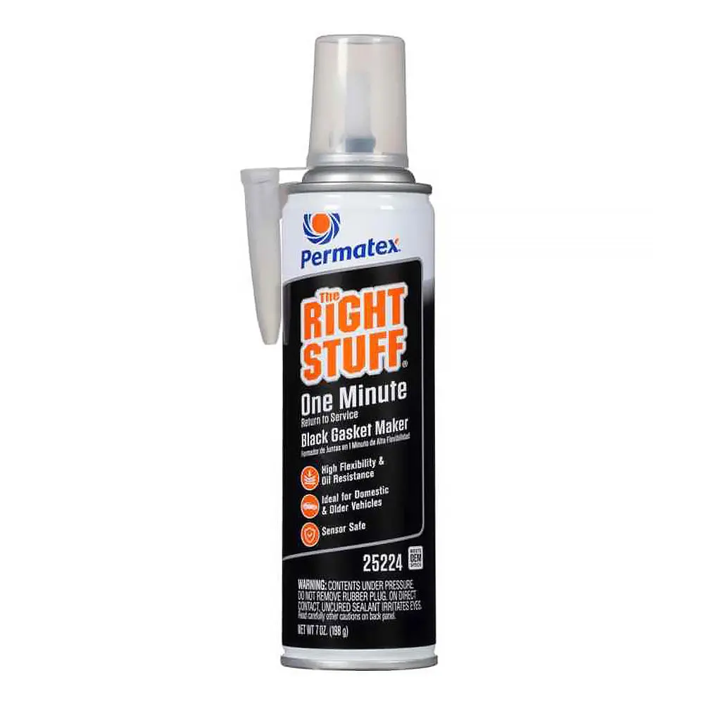 Permatex The Right Stuff 1 Minute Gasket Maker Black 198G Aerosol Px25224 1