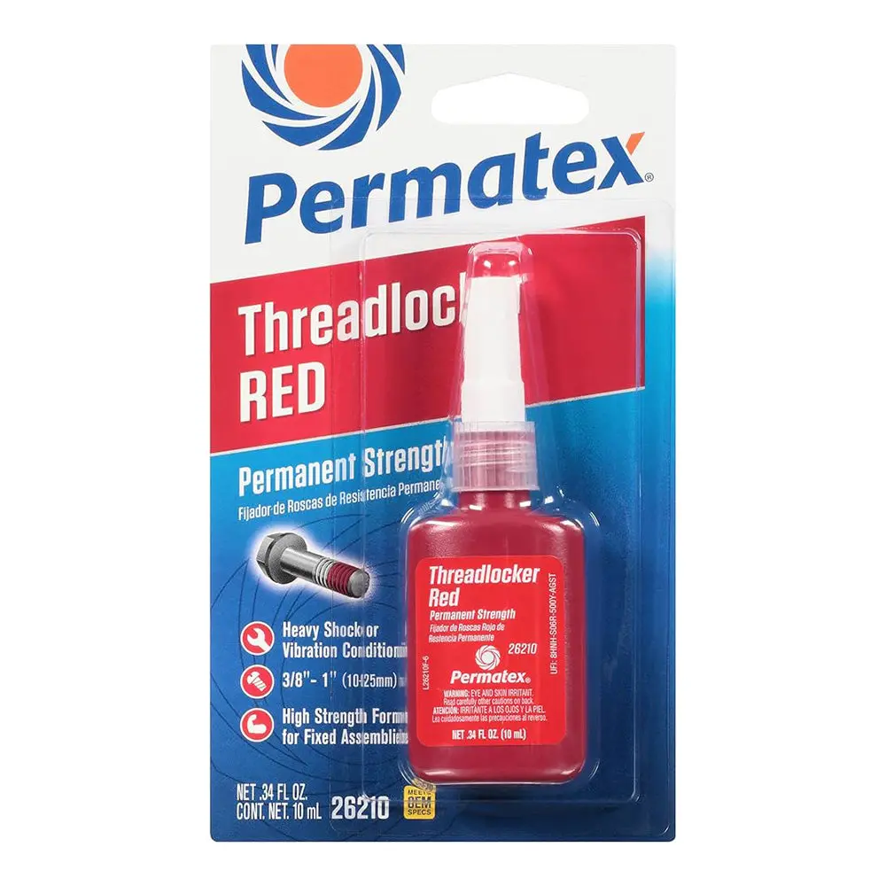 Permatex Permanent Strength Thread Locker Red 10Ml Tube Px26210 1