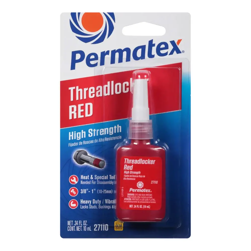 Permatex High Strength Thread Locker Red 10Ml Px27110 1