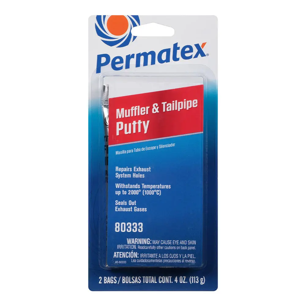 Permatex Muffler Tailpipe Putty X 2 Satchet 113G Px80333 1