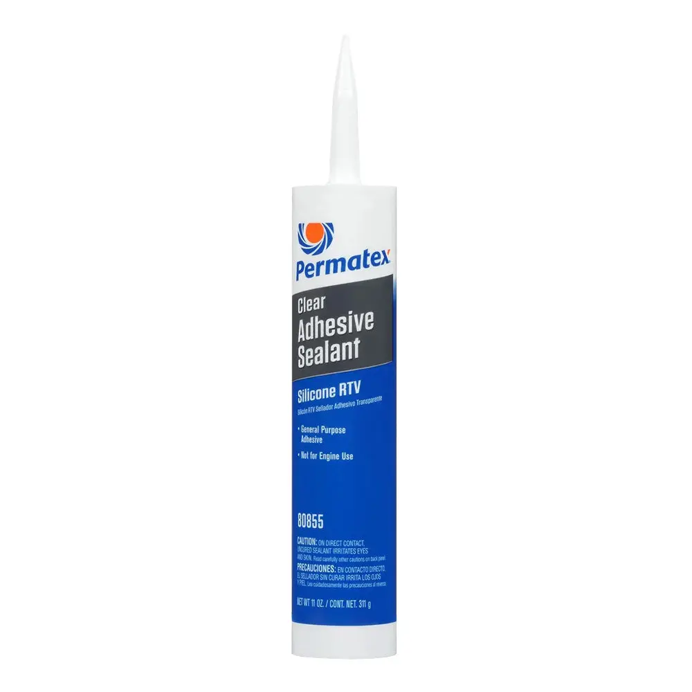 Permatex Clear Rtv Silicone Adhesive Sealant 311G Px80855 1