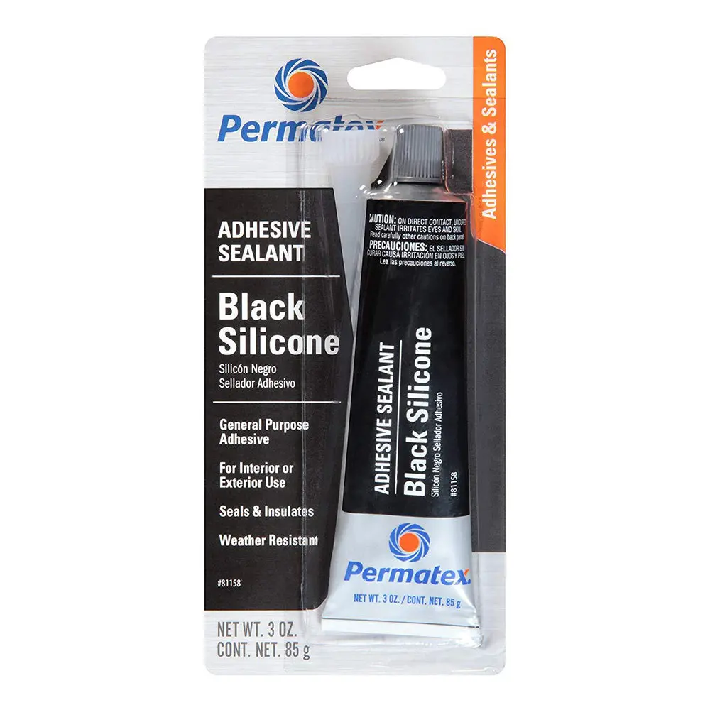 Permatex Black Silicone Adhesive Sealant Rtv 85G Tube Px81158 1