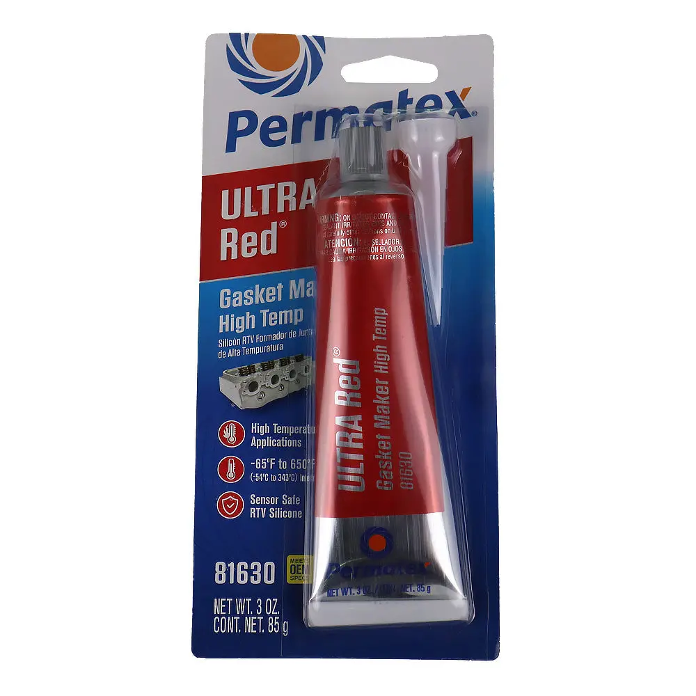 Permatex Ultra Red Gasket Maker 85Gm Px81630 High Temp Sensor-Safe Sealant 1