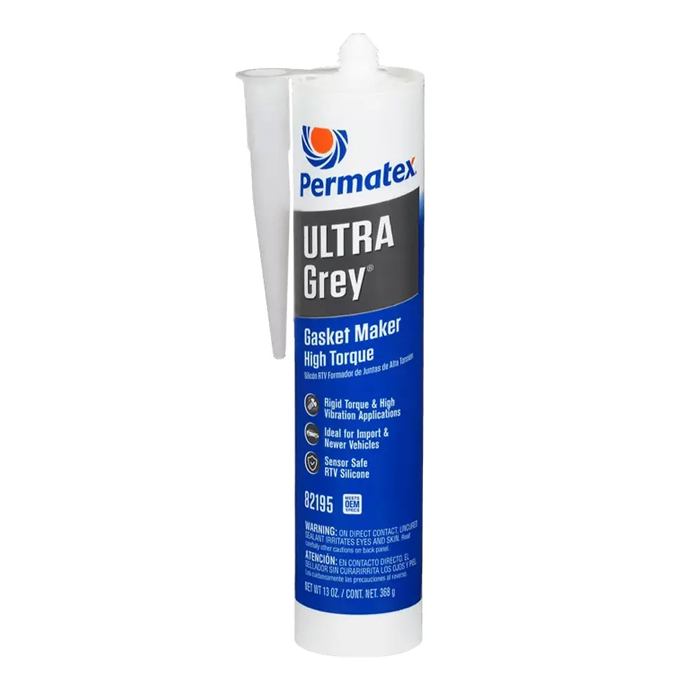 Permatex Ultra Grey Rigid Max High Torque Gasket Maker 368G Cartridge Px82195 1