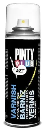 Pinty Plus Waterbased Clear Satin Varnish 300Gm Spray 1