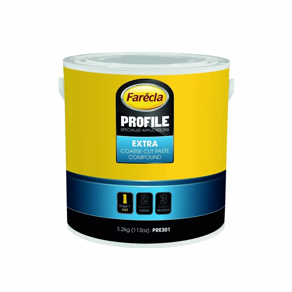 Farecla Profile 300 Extra Coarse Cut Paste (101) Compound 3.2Kg Pre301 Marine Buffing 1