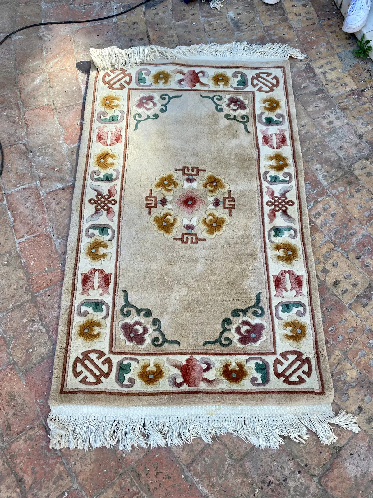 Vintage Chinese Carpet 1