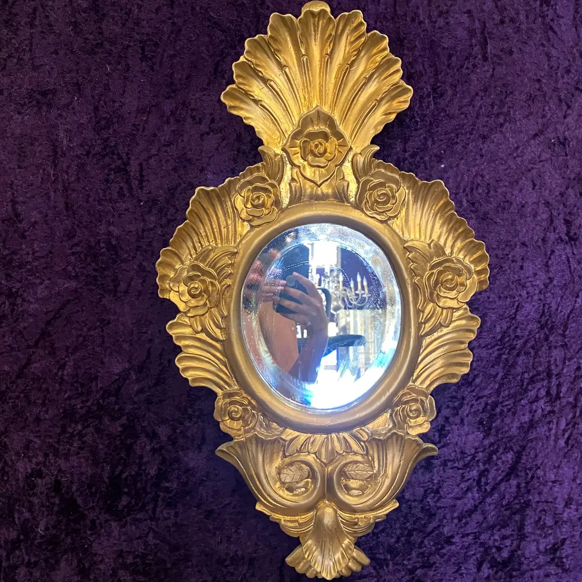 Small French Style Gold Mirror -Sold 1
