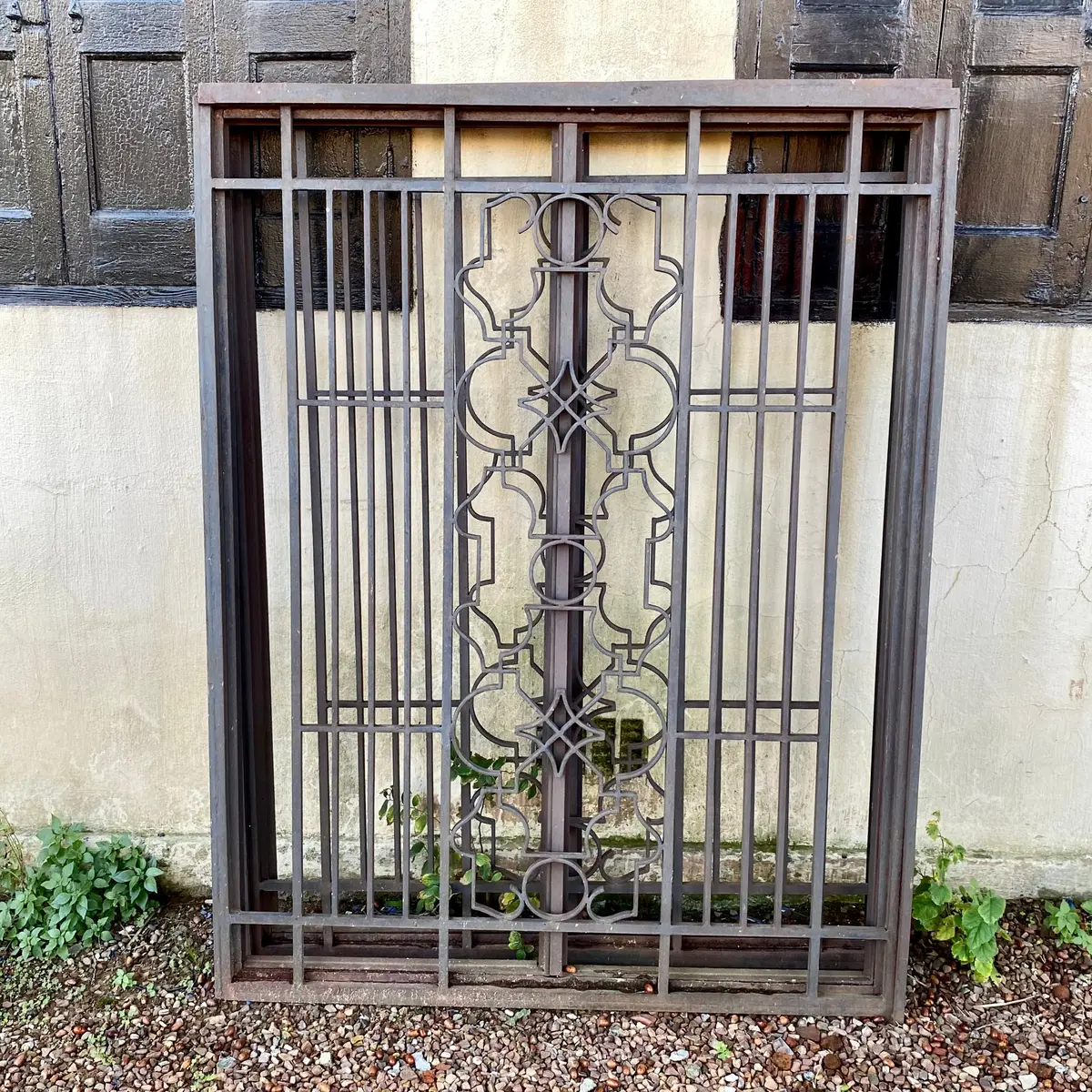 Pair Of Forged Steel Window Panels 1