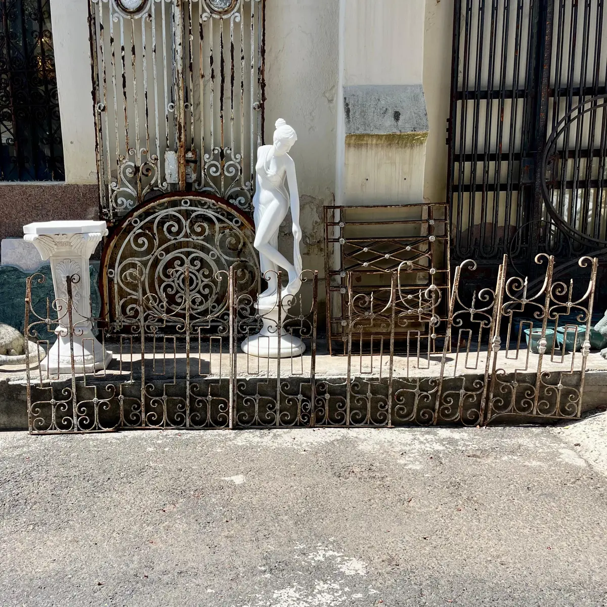 Salvaged Steel Fencing Panels 1