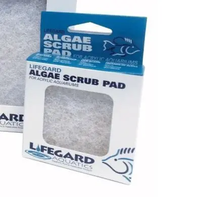 Algae Scrubbing Pads, 3" X 3", White (Fine) 1
