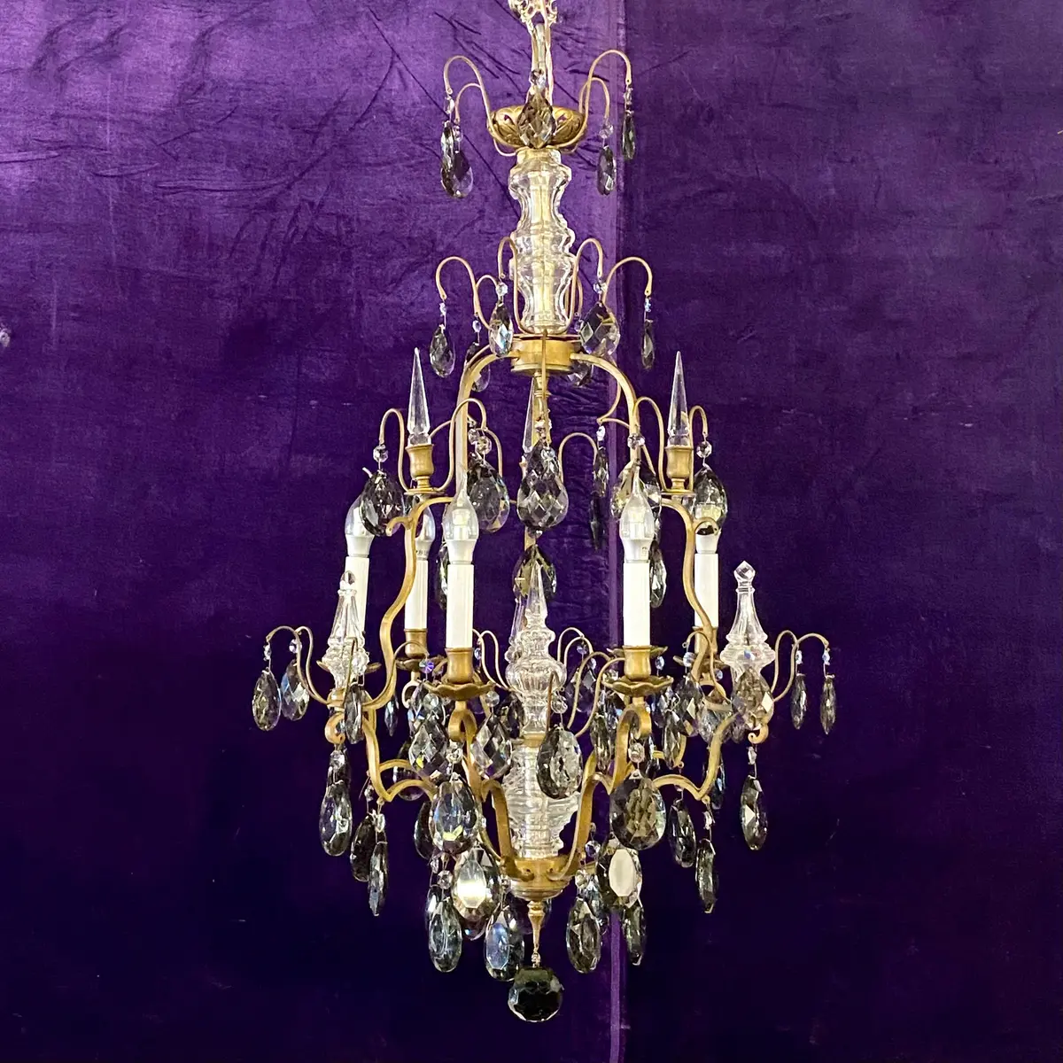 Exceptionally Rare And Special Antique Cage Chandelier 1
