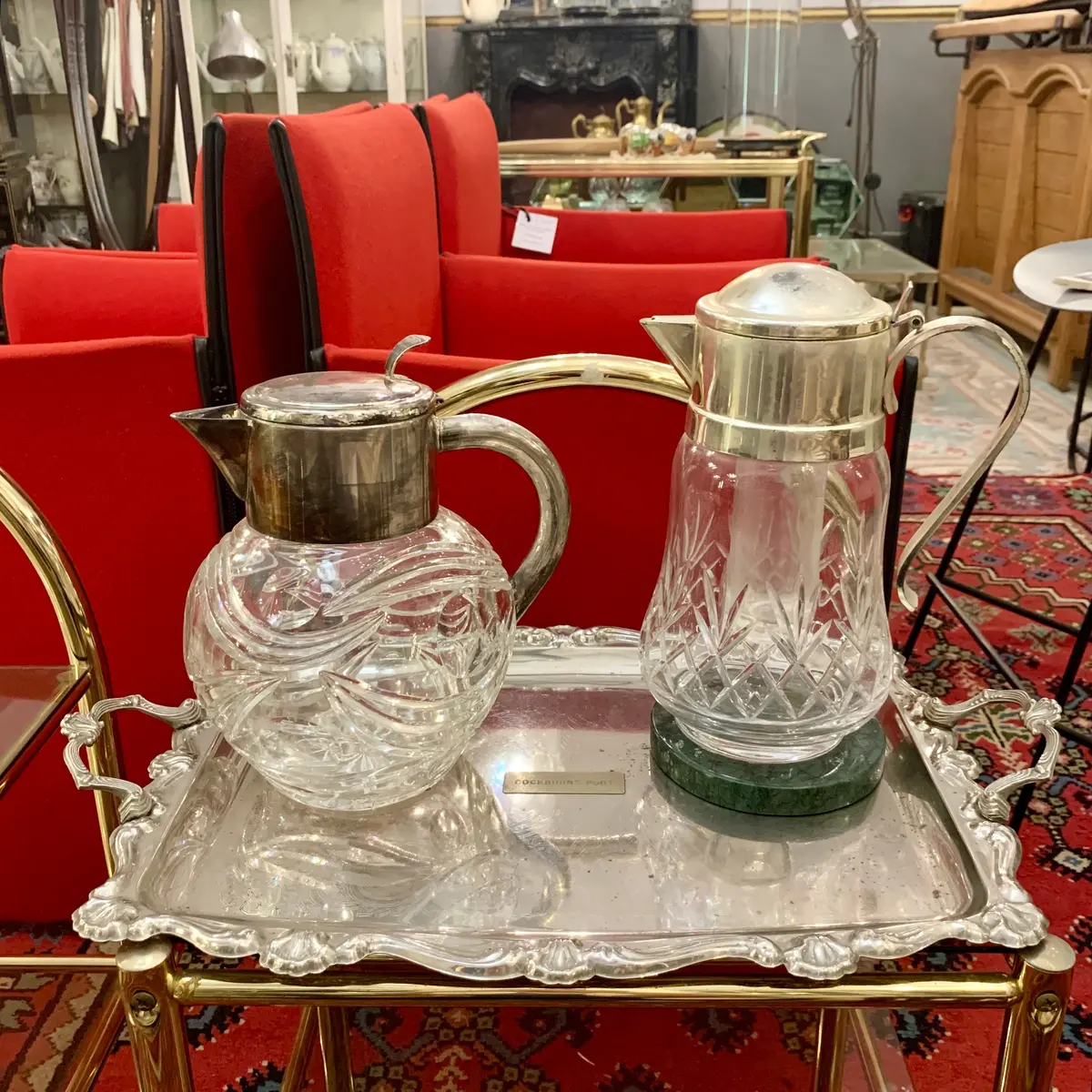 Vintage Crystal Jugs 1