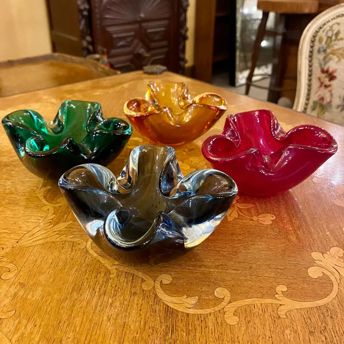 Colourful Glass Bowls 1