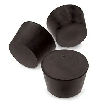 Rubber Stoppers, Solid (Various Sizes) 1