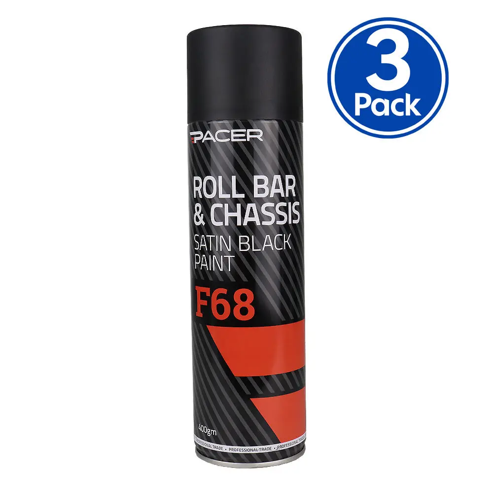 Pacer Roll Bar & Chassis Satin Black 400Gm Protective Coating Spray X3 1