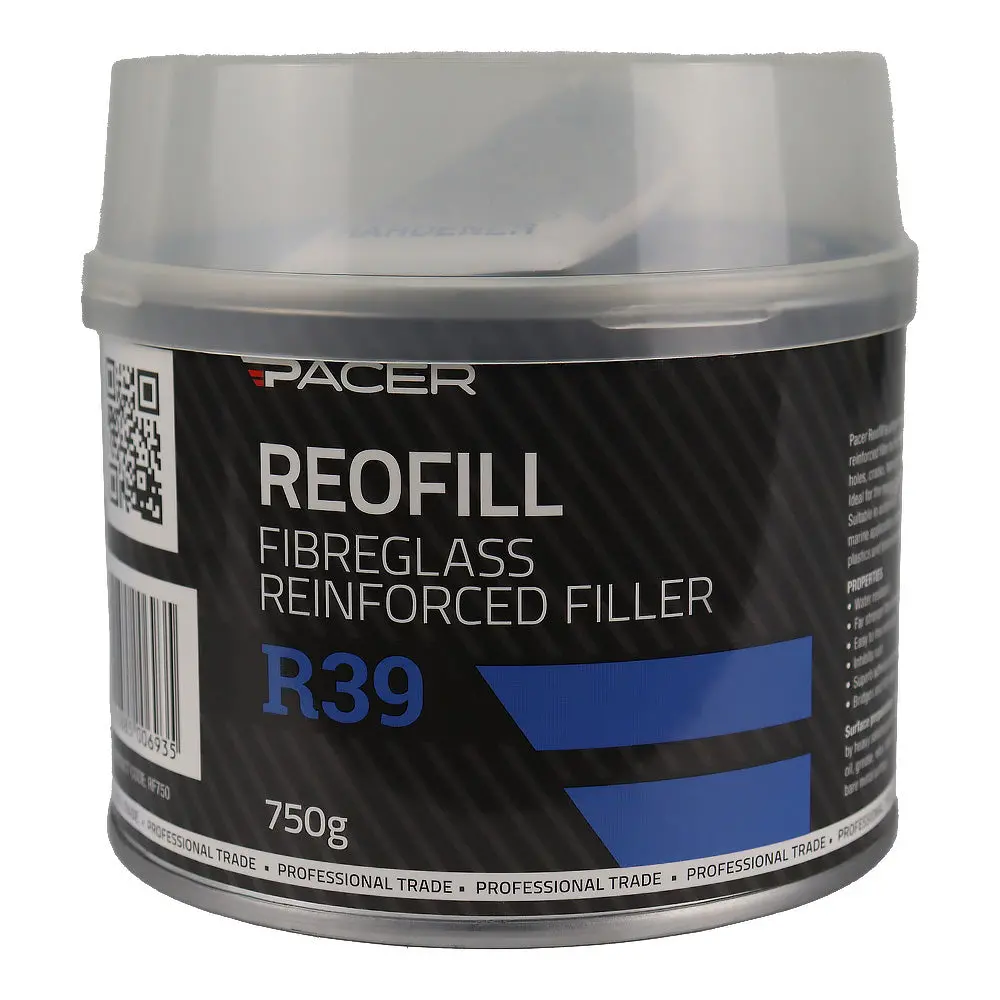 Pacer R39 Reofill With Hardener 750Gm Fibreglass Reinforced Automotive Filler 1