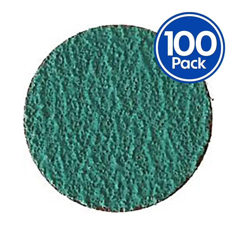 Bibielle Zirconium Sanding Discs 51Mm (2 Inch) 80 Grit Roloc X 100 Pack 1