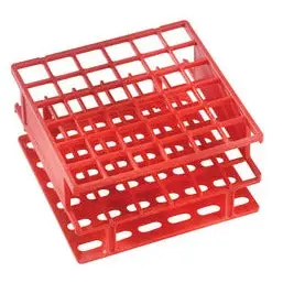 Test Tube Rack, For 13Mm Tubes, 36 Place,  Nylon, White 1