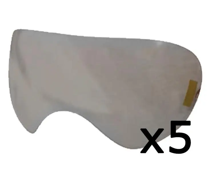 Polycarbonate Visor Cover For Cf01 Pack Of 5 1