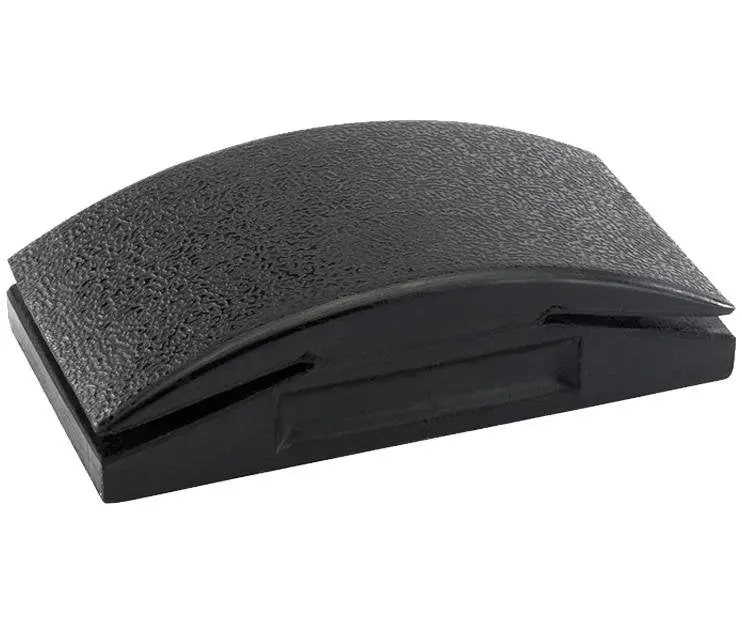 Black Rubber Sanding Block Hand Pad 65Mm X 120Mm For Sanding Paper 1