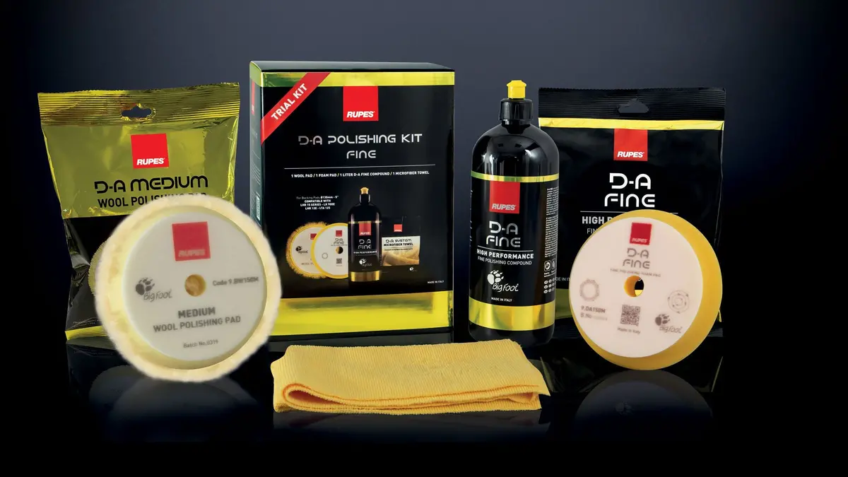Rupes Da Polishing Kit  Fine Yellow 180Mm 1