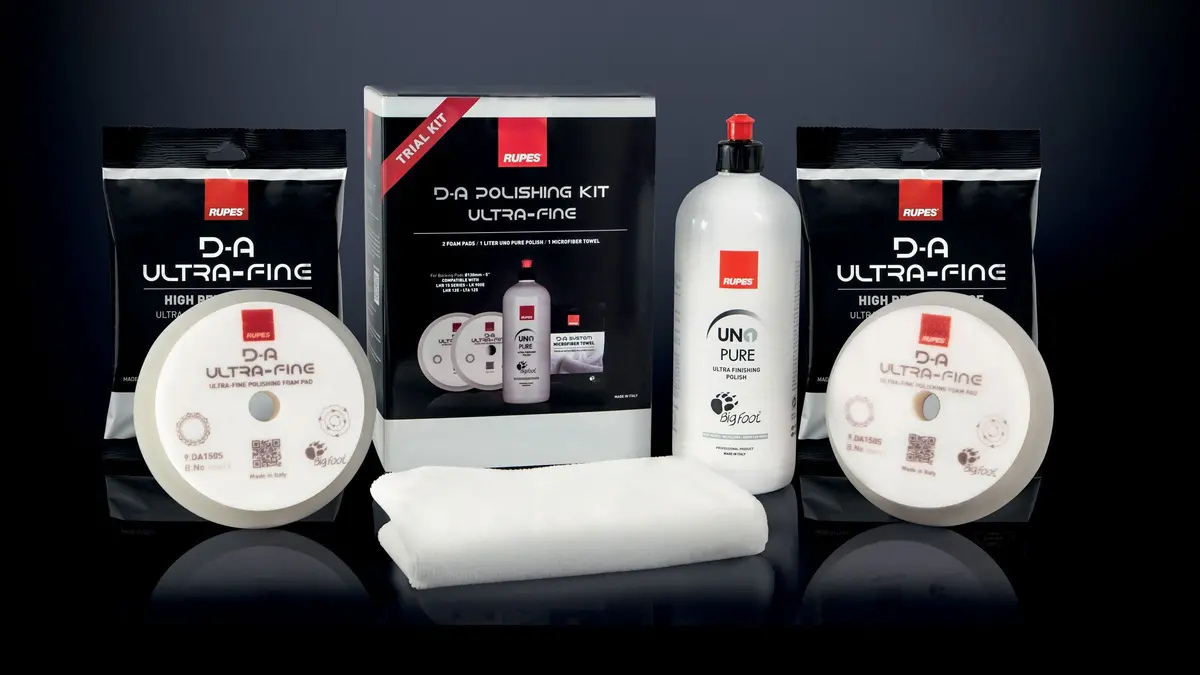 Rupes Da Pure Polishing Kit Ultra Fine White 180Mm 1